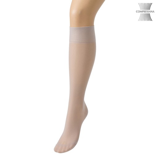 COMPRESSANA Calypso 70den Kniestr.Gr.1 Softb.sand. - 2St - Feinstützstrümpfe