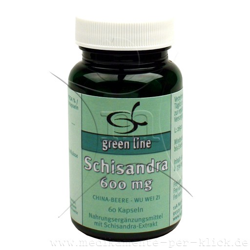 SCHISANDRA 600 mg Kapseln