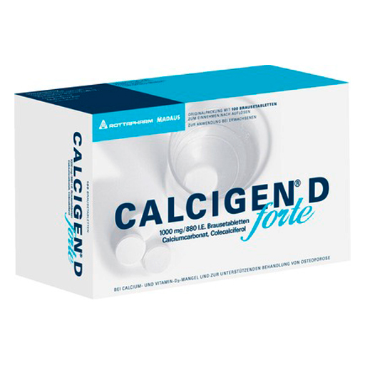 CALCIGEN D forte 1000 mg/880 I.E. Brausetabletten