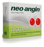 NEO-ANGIN Halstabletten zuckerfrei - 24St - Erkältung & Schmerzen