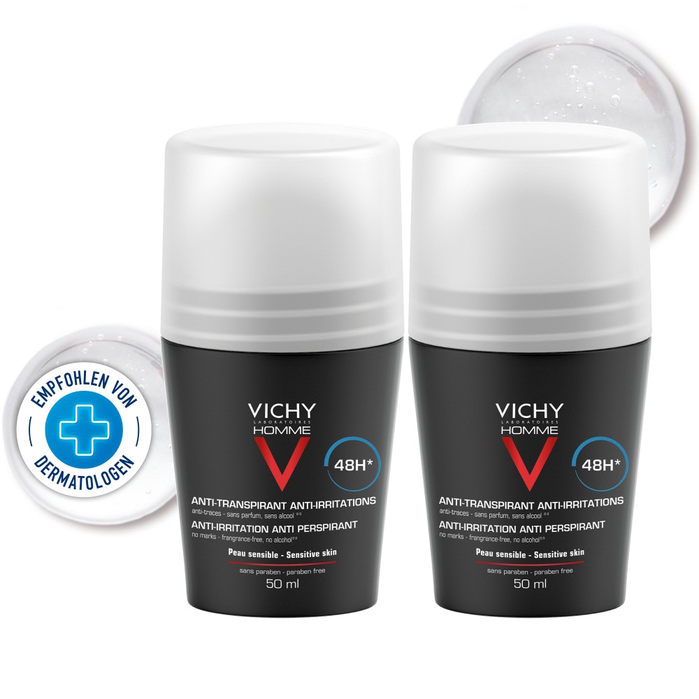 VICHY HOMME Deo Roll-on für sensible Haut 48h DP