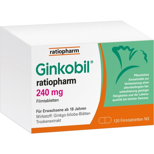 GINKOBIL-ratiopharm 240 mg Filmtabletten