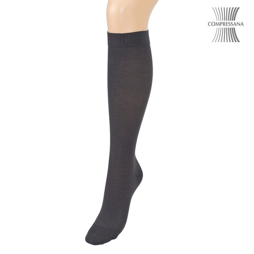 COMPRESSANA Twist St.Kniestr.44-46 Gr.5 anthrazit - 2St - Reise- & Sportstrümpfe
