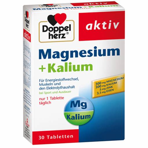 DOPPELHERZ Magnesium+Kalium Tabletten - 30St - Magnesium