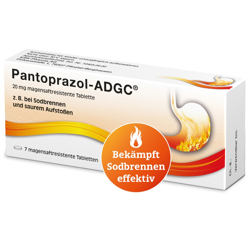 PANTOPRAZOL ADGC 20 mg magensaftres.Tabletten