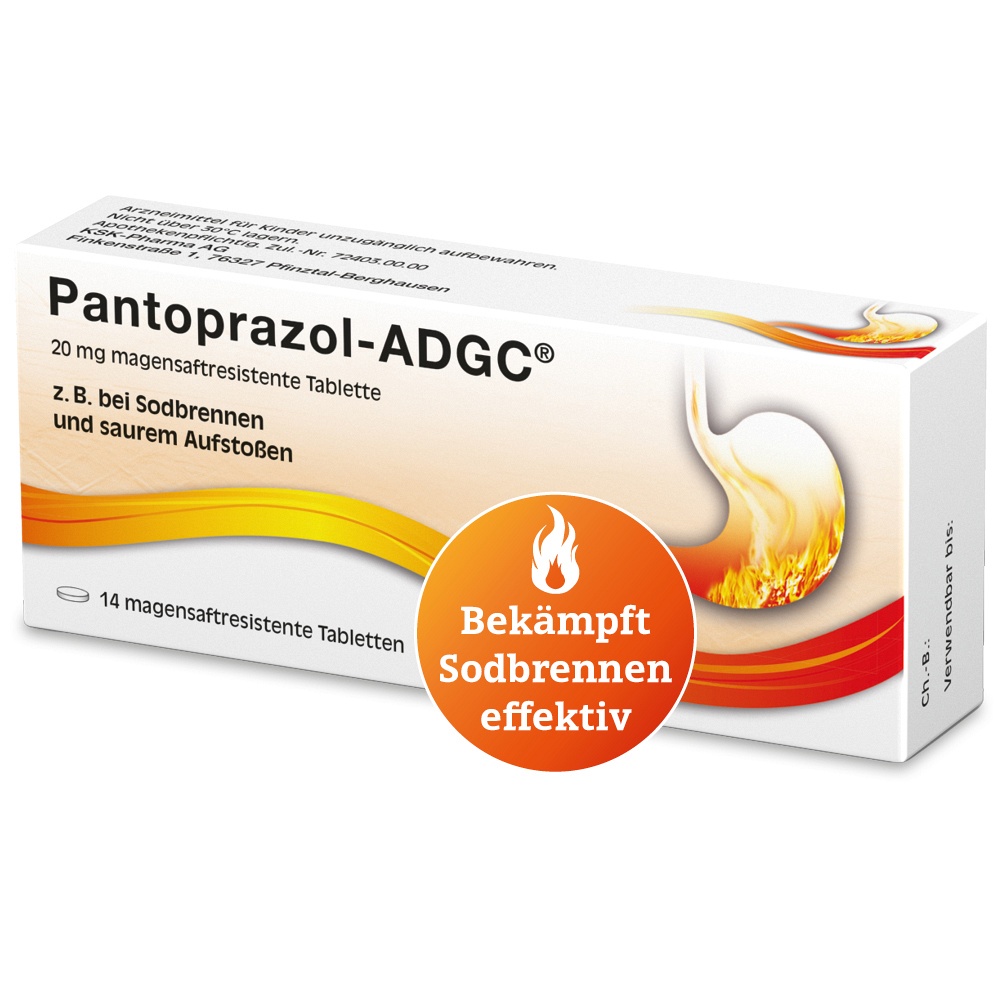 PANTOPRAZOL ADGC 20 mg magensaftres.Tabletten