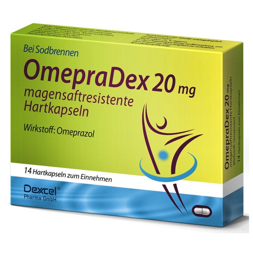 OMEPRADEX 20 mg magensaftresistente Hartkapseln