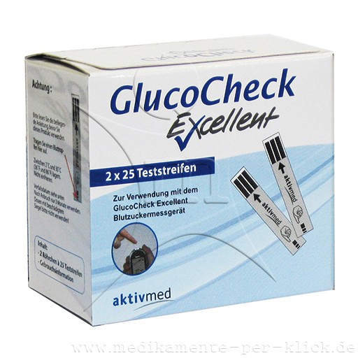GLUCOCHECK Excellent Teststreifen