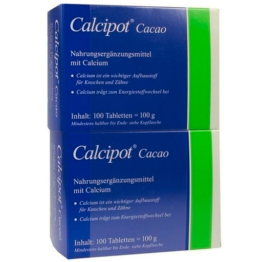 CALCIPOT Cacao Kautabletten