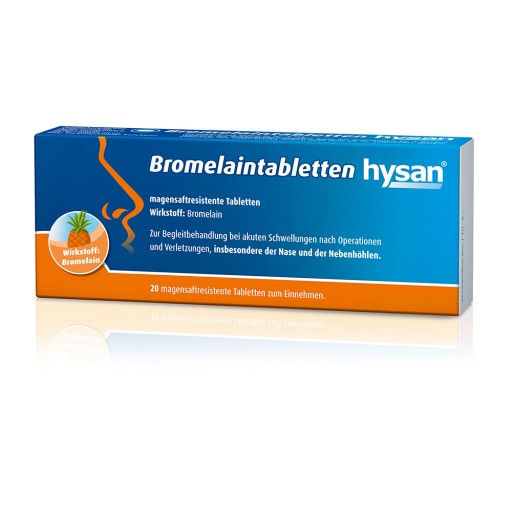 BROMELAIN TABLETTEN hysan magensaftres.Tabletten