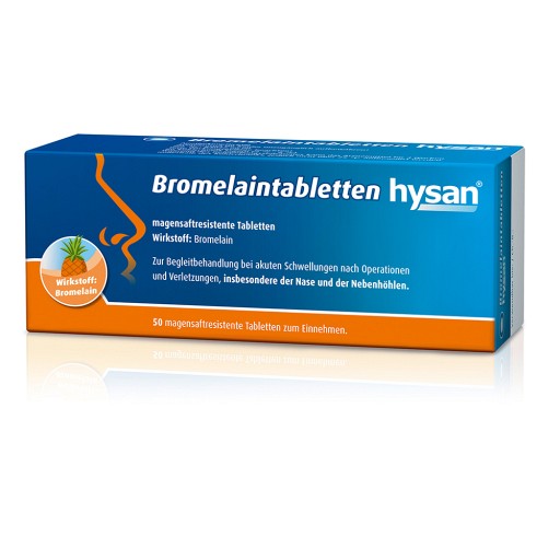 BROMELAIN TABLETTEN hysan magensaftres.Tabletten