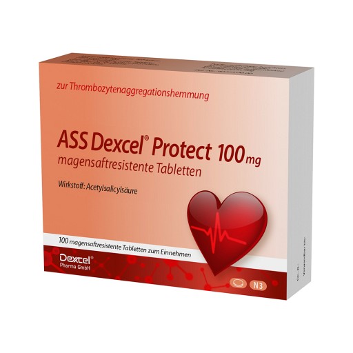 ASS Dexcel Protect 100 mg magensaftres.Tabletten