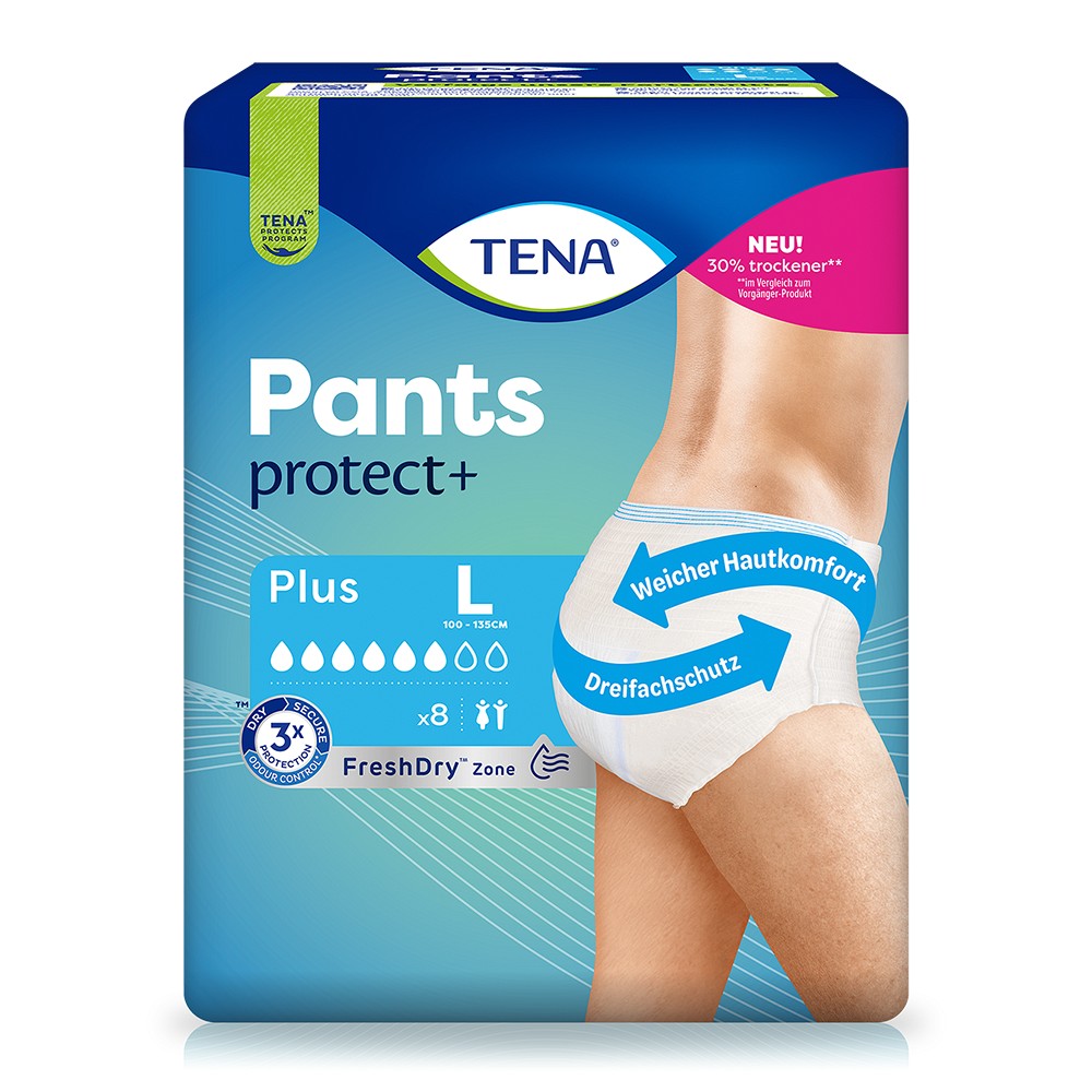 TENA PANTS Plus L bei Inkontinenz