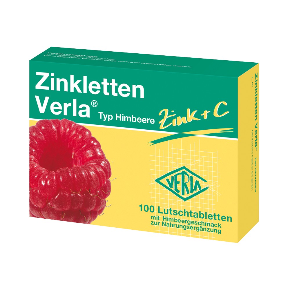 ZINKLETTEN Verla Himbeere Lutschtabletten