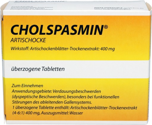 CHOLSPASMIN Artischocke überzogene Tabletten