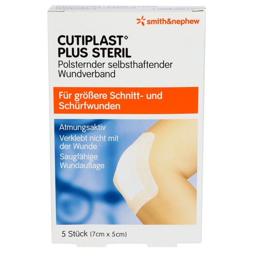 CUTIPLAST Plus steril 5x7 cm Verband