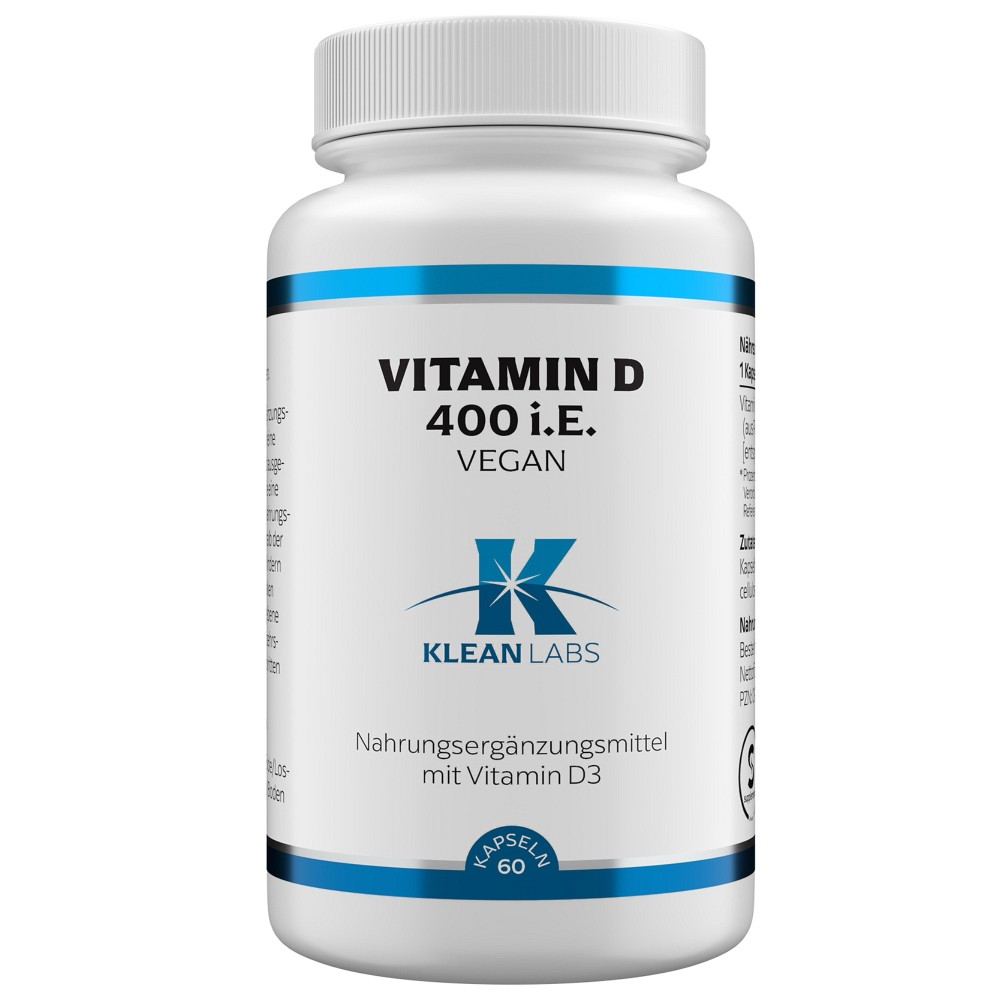 VITAMIN D 400 I.E. KLEAN LABS Kapseln - 60St