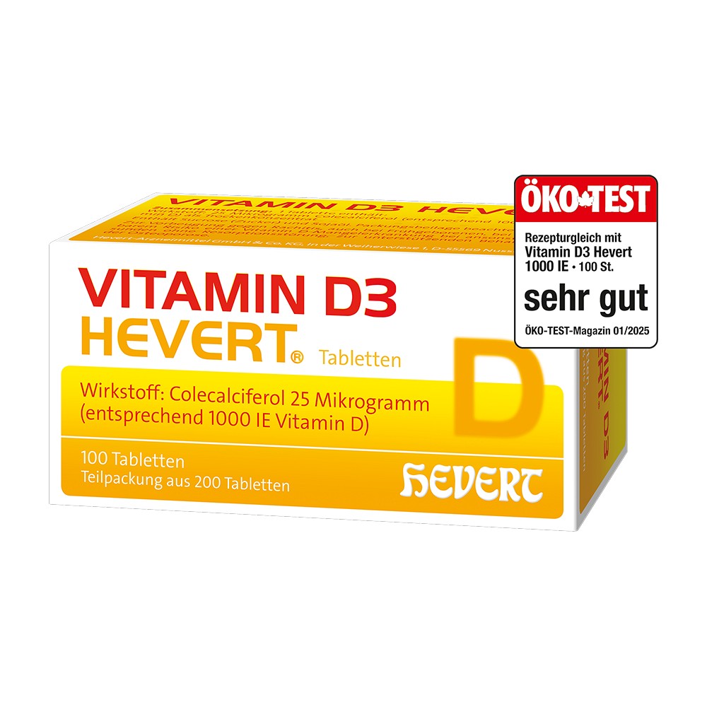 VITAMIN D3 HEVERT Tabletten