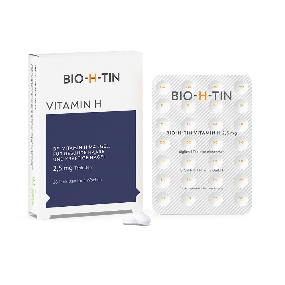 BIO-H-TIN Vitamin H 2,5 mg für 4 Wochen Tabletten