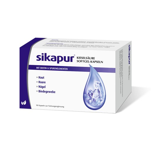 SIKAPUR Kieselsäure Softgel-Kapseln mit Biotin