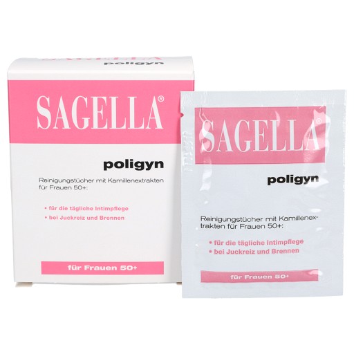 SAGELLA poligyn Reinigunstücher f.die Intimpflege