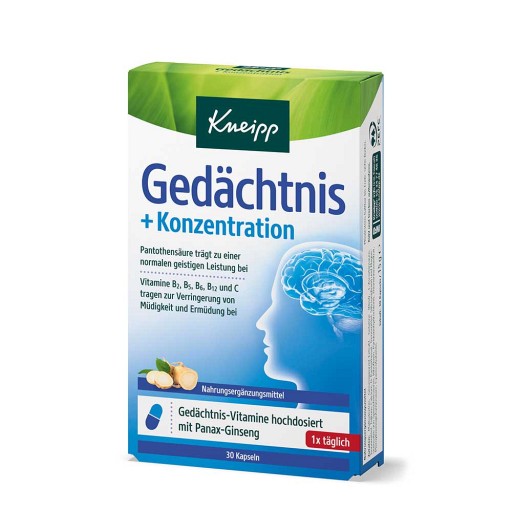 KNEIPP Gedächtnis+Konzentration Kapseln