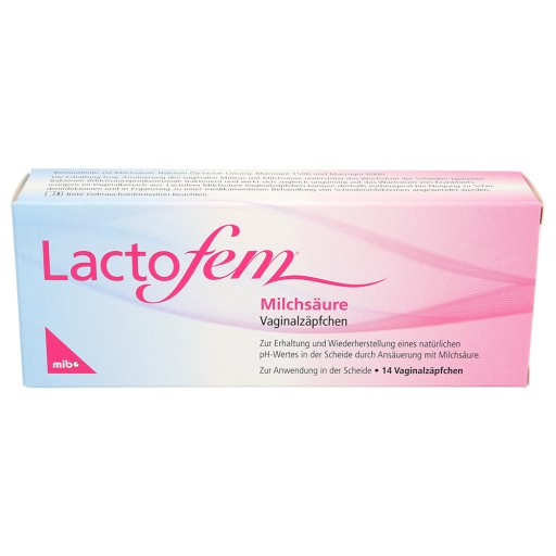LACTOFEM Milchsäure Vaginalzäpfchen