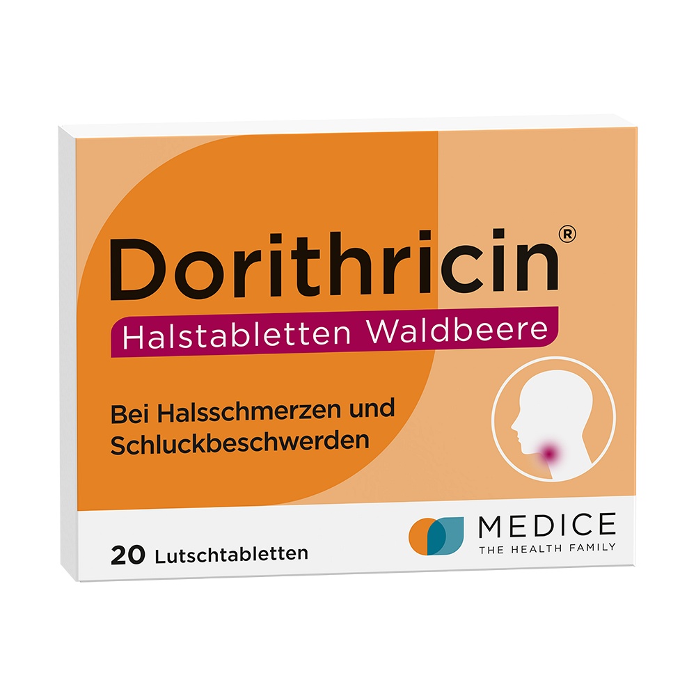 DORITHRICIN Halstabletten Waldbeere