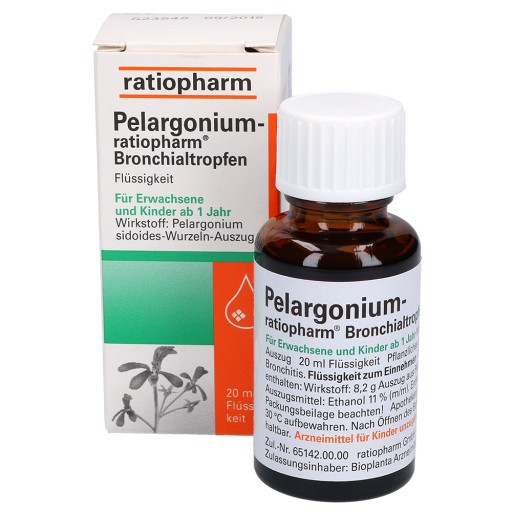 PELARGONIUM-RATIOPHARM Bronchialtropfen