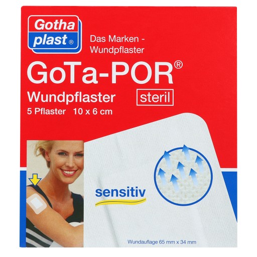 GOTA-POR Wundpflaster steril 60x100 mm