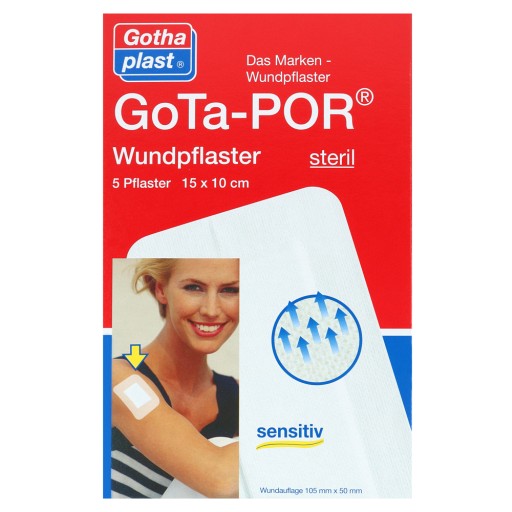 GOTA-POR Wundpflaster steril 100x150 mm