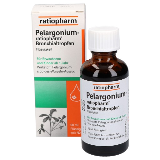 PELARGONIUM-RATIOPHARM Bronchialtropfen