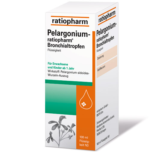 PELARGONIUM-RATIOPHARM Bronchialtropfen