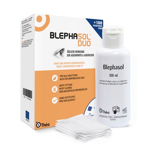 BLEPHASOL Duo 100 ml Lotion+100 Reinigungspads