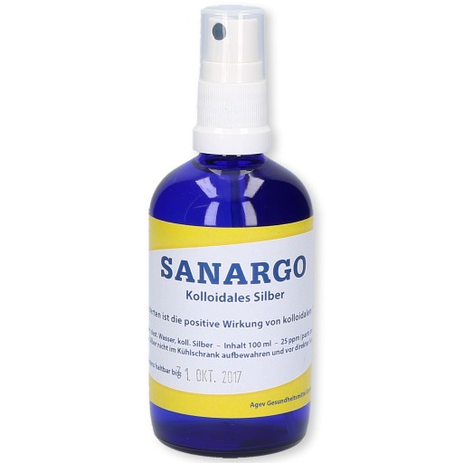 SANARGO kolloidales Silber Sprühflasche - 100ml