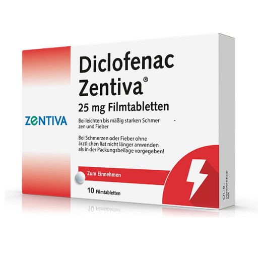 DICLOFENAC Zentiva 25 mg Filmtabletten