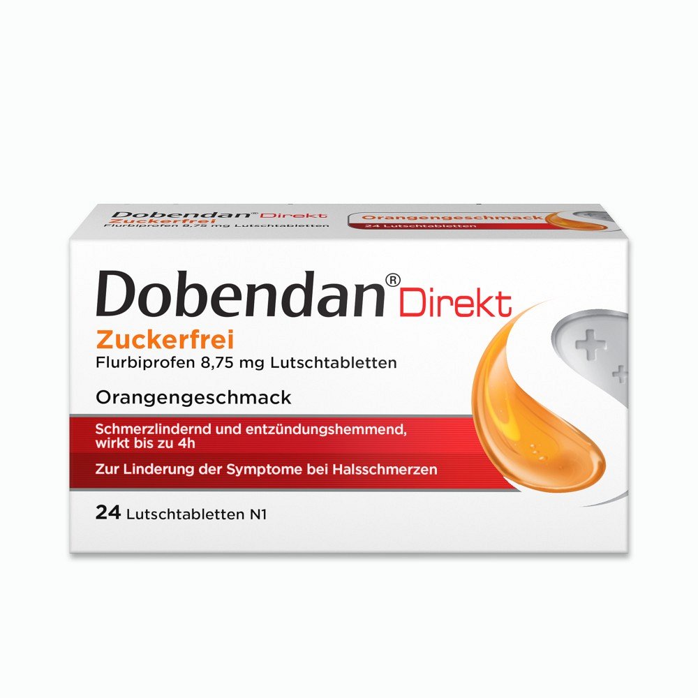 DOBENDAN Direkt zuckerfrei Flurbiprofen 8,75mg Lut