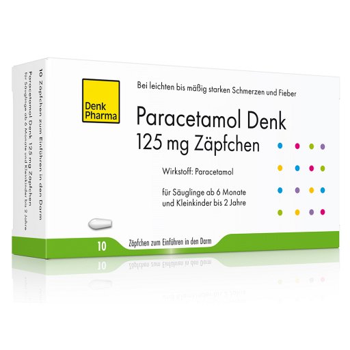 PARACETAMOL Denk 125 mg Zäpfchen