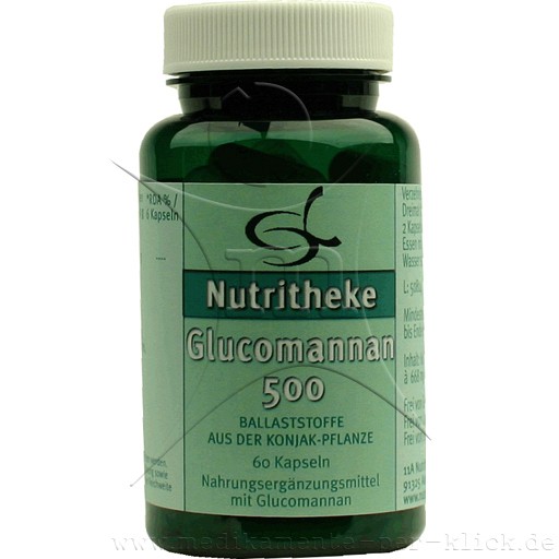 GLUCOMANNAN 500 Kapseln