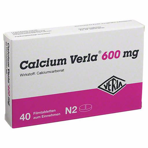 CALCIUM VERLA 600 mg Filmtabletten - 40St - Calcium