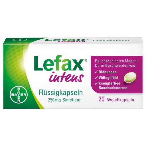 LEFAX intens Flüssigkapseln 250 mg Simeticon