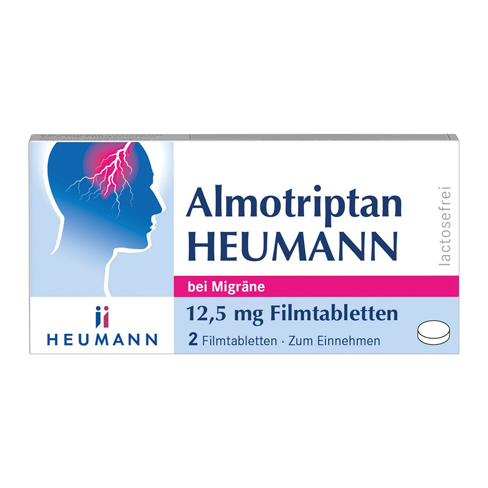 ALMOTRIPTAN Heumann bei Migräne 12,5 mg Filmtabl.