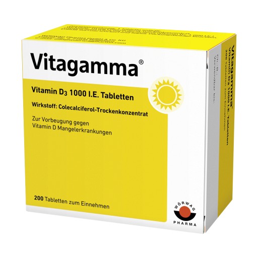VITAGAMMA Vitamin D3 1.000 I.E. Tabletten