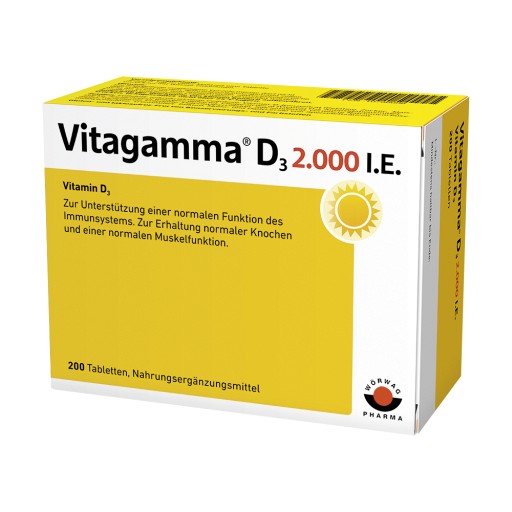 VITAGAMMA D3 2.000 I.E. Vitamin D3 NEM Tabletten