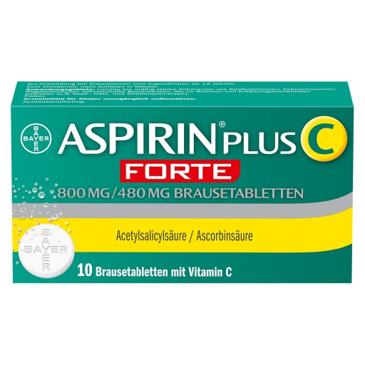 ASPIRIN plus C forte 800 mg/480 mg Brausetabletten