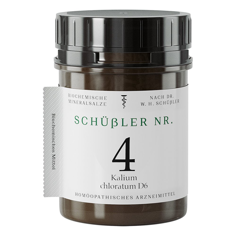 SCHÜSSLER NR.4 Kalium chloratum D 6 Tabletten