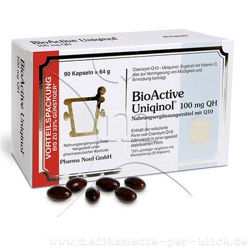 BIO ACTIVE Uniqinol 100 mg QH Pharma Nord Kapseln
