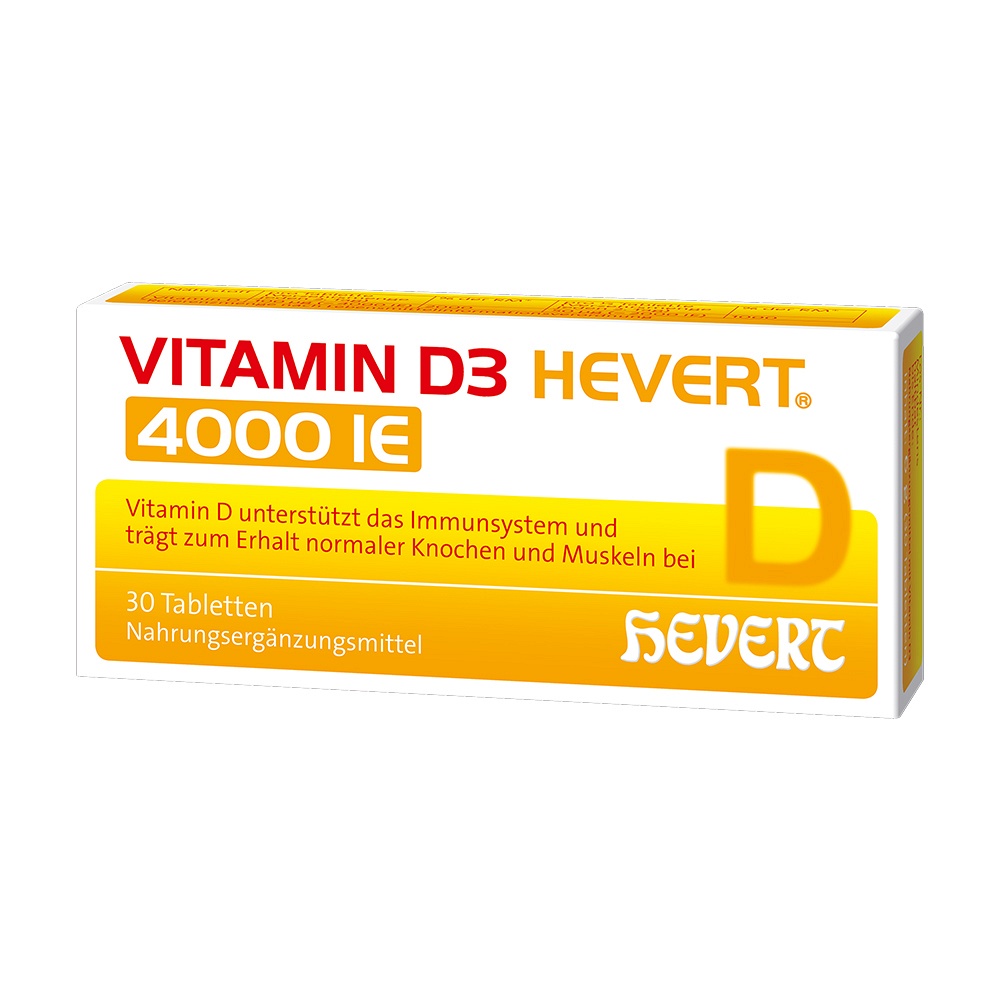 VITAMIN D3 HEVERT 4000 I.E. Tabletten