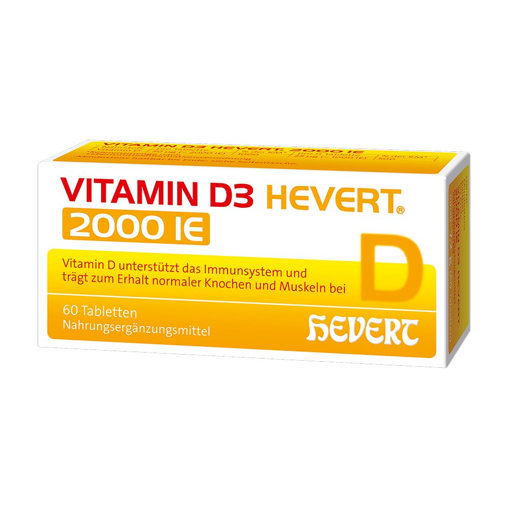 VITAMIN D3 HEVERT 2000 I.E. Tabletten
