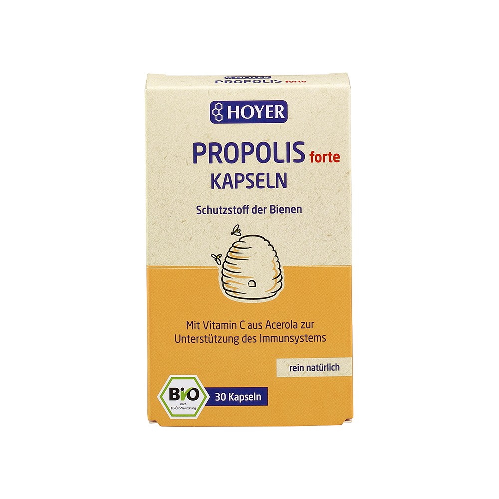 HOYER Propolis forte Kapseln Bio Kapseln - 30St